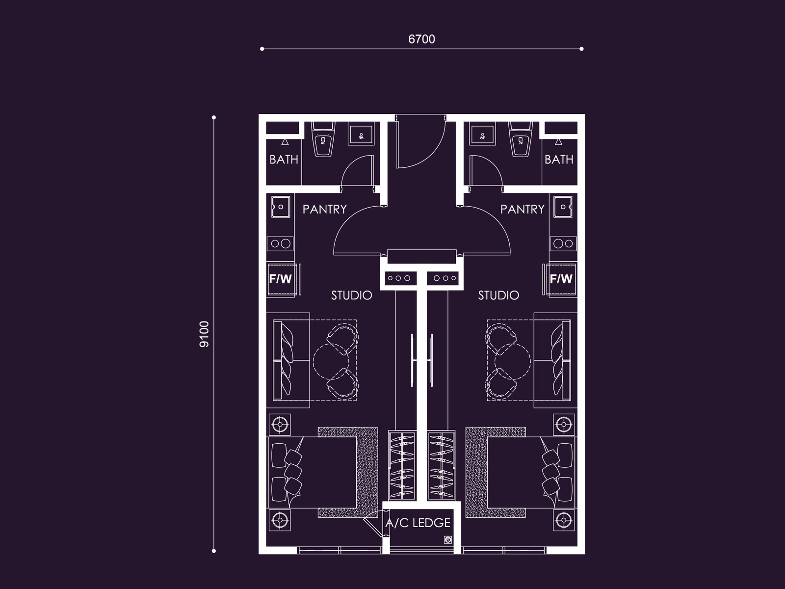 Centrix Type S2 floor plan