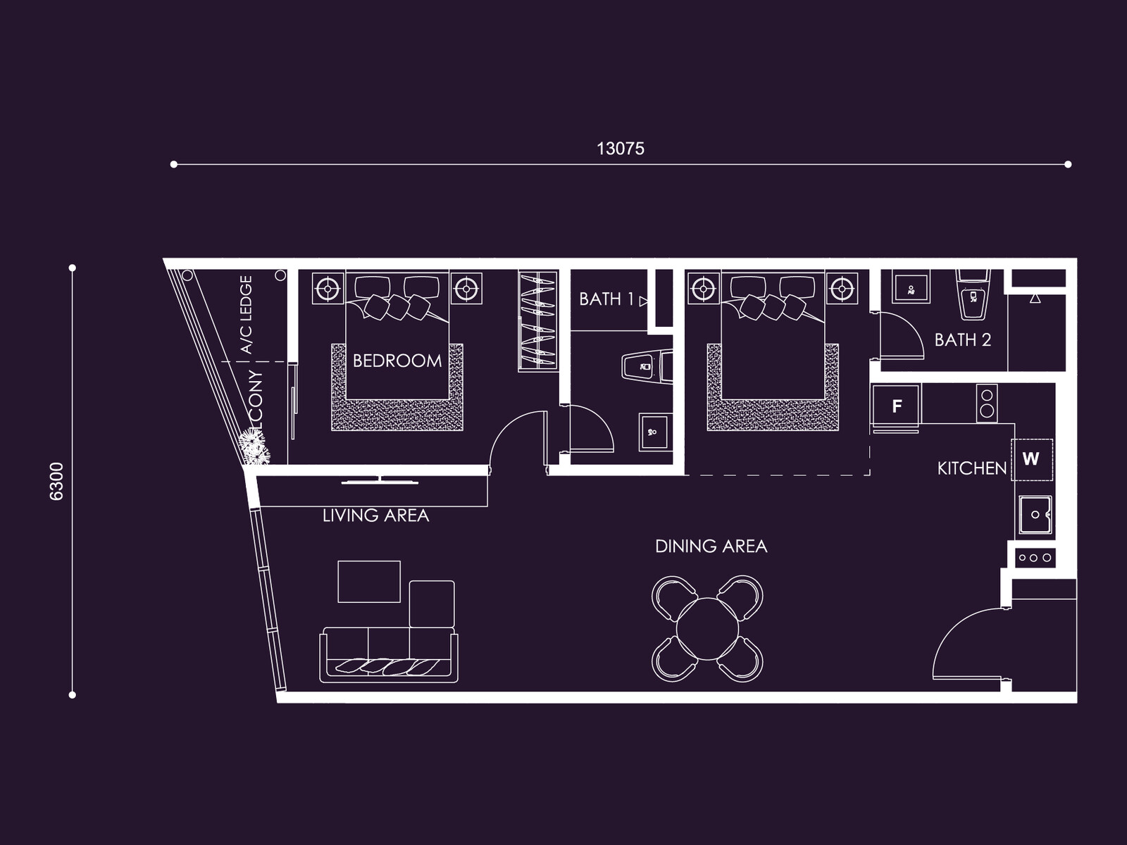 Centrix Type S5 floor plan