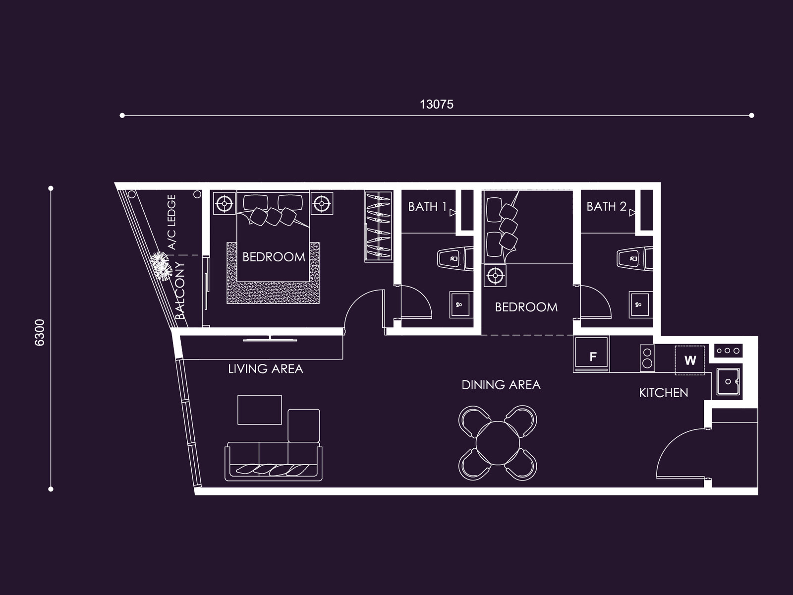 Centrix Type S5A floor plan