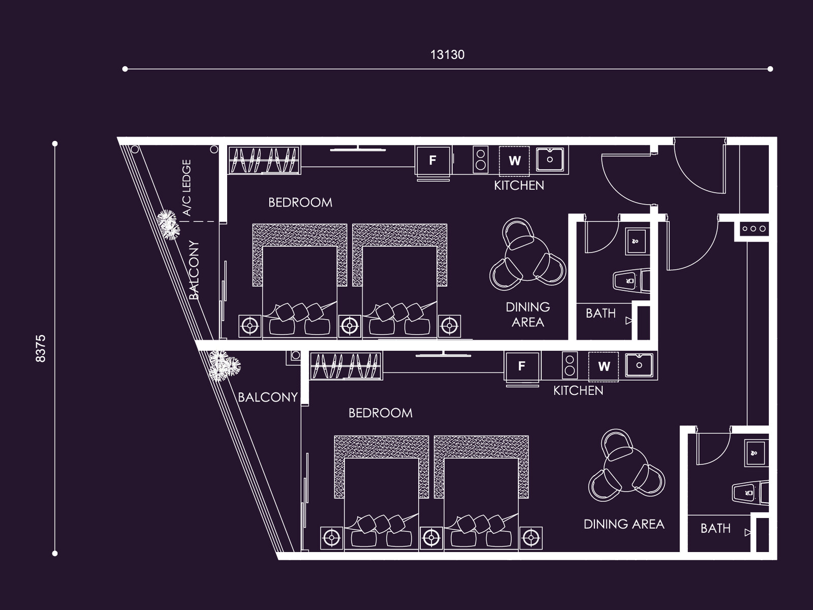 Centrix Type S6 floor plan