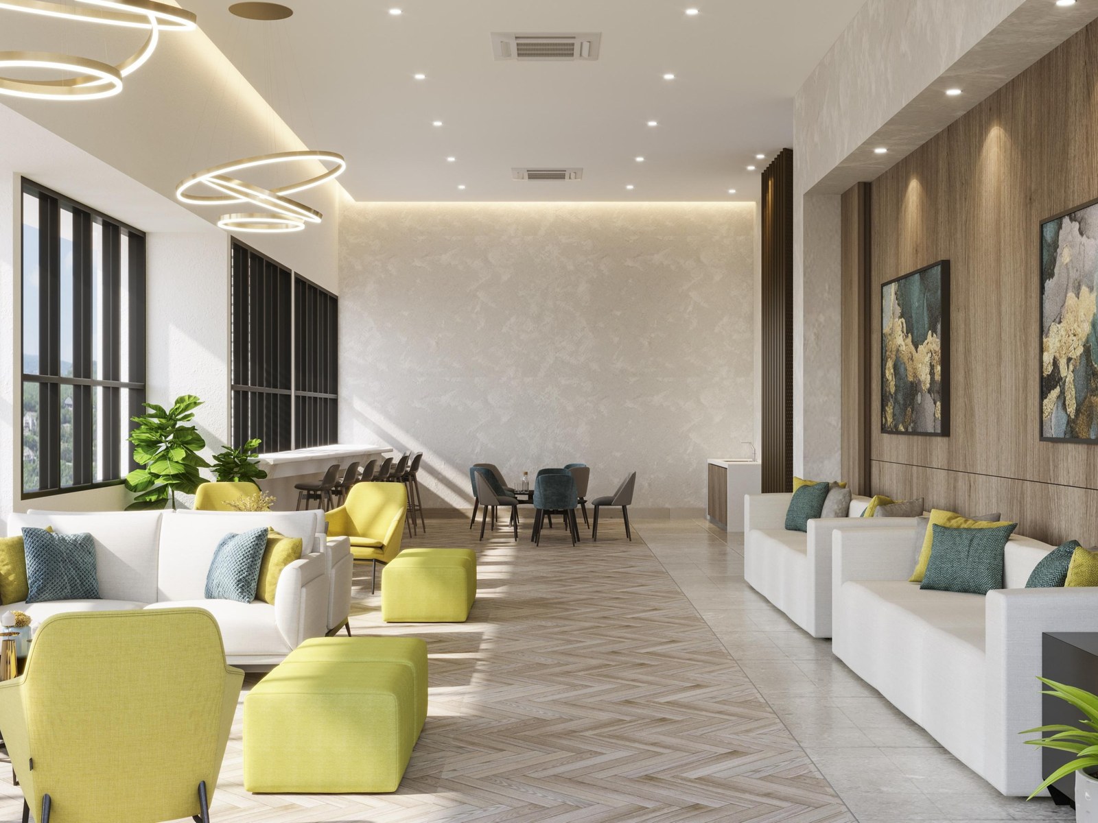 Indoor lounge