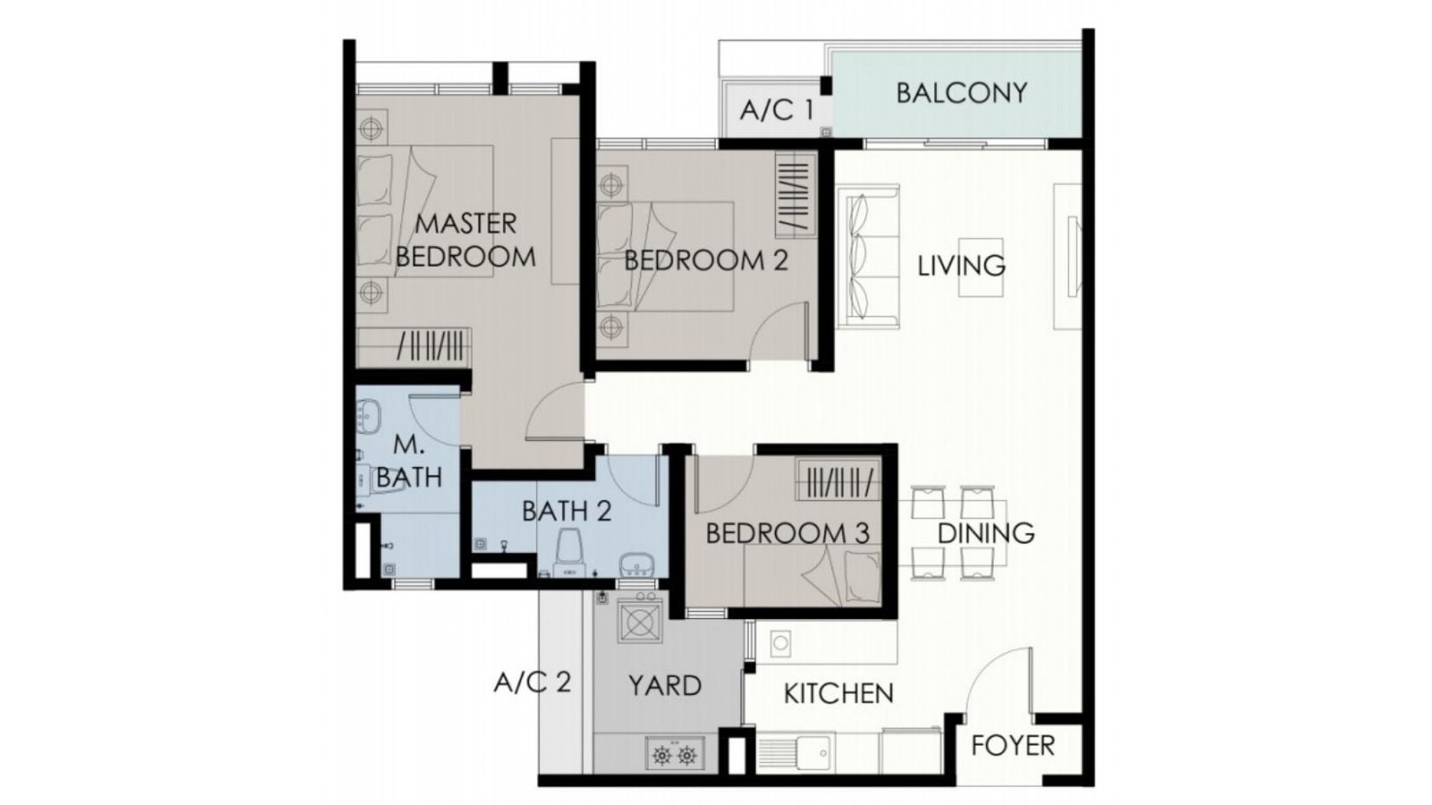 Type A floor plan