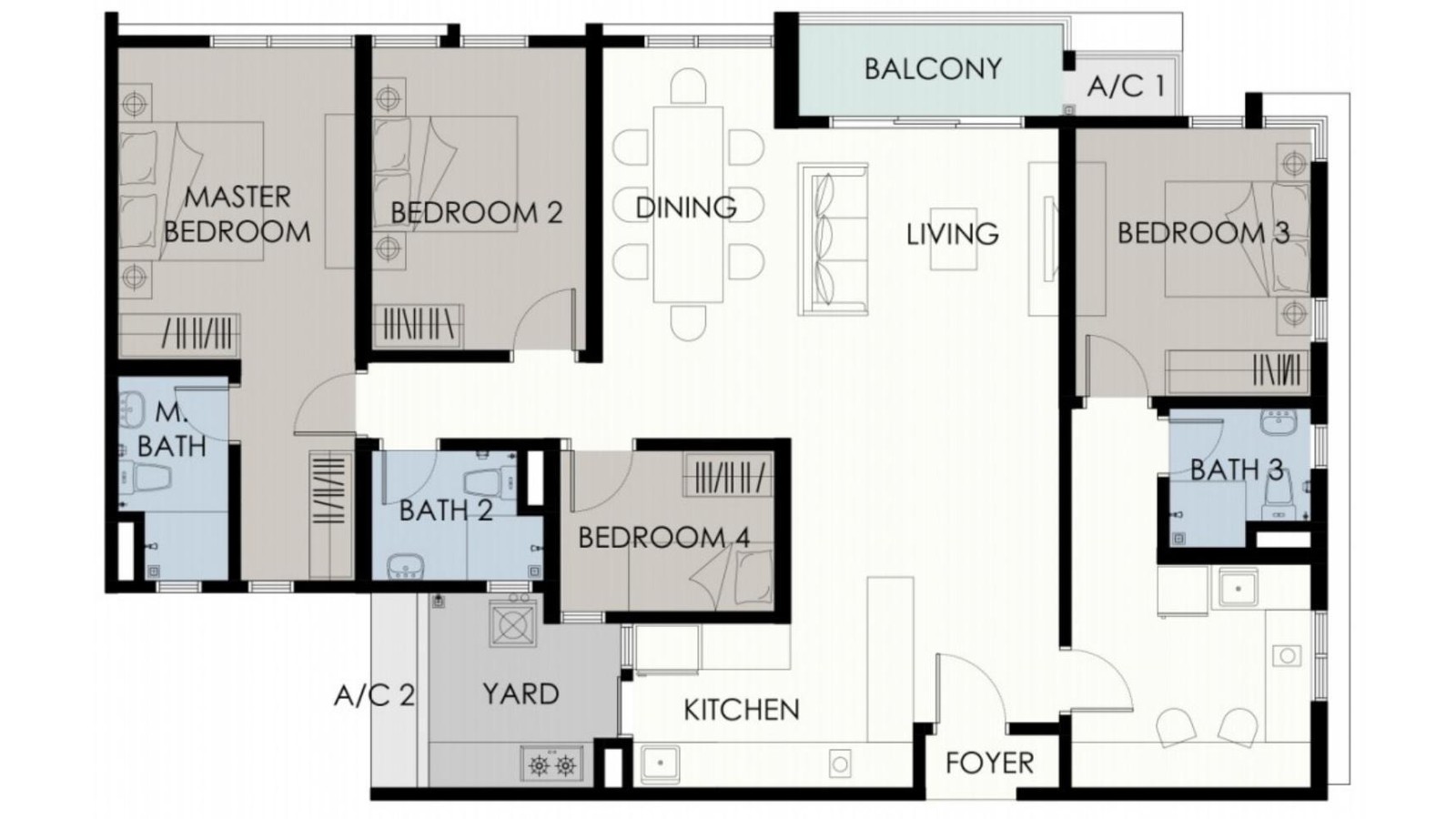 Type D floor plan