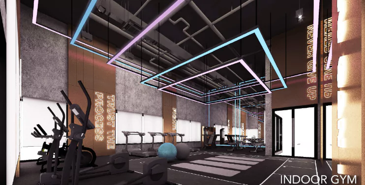 Gymnasium artist impression