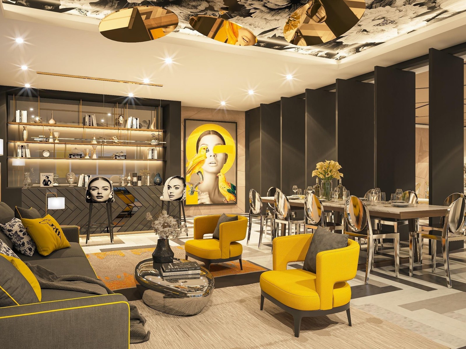 Lounge and social space