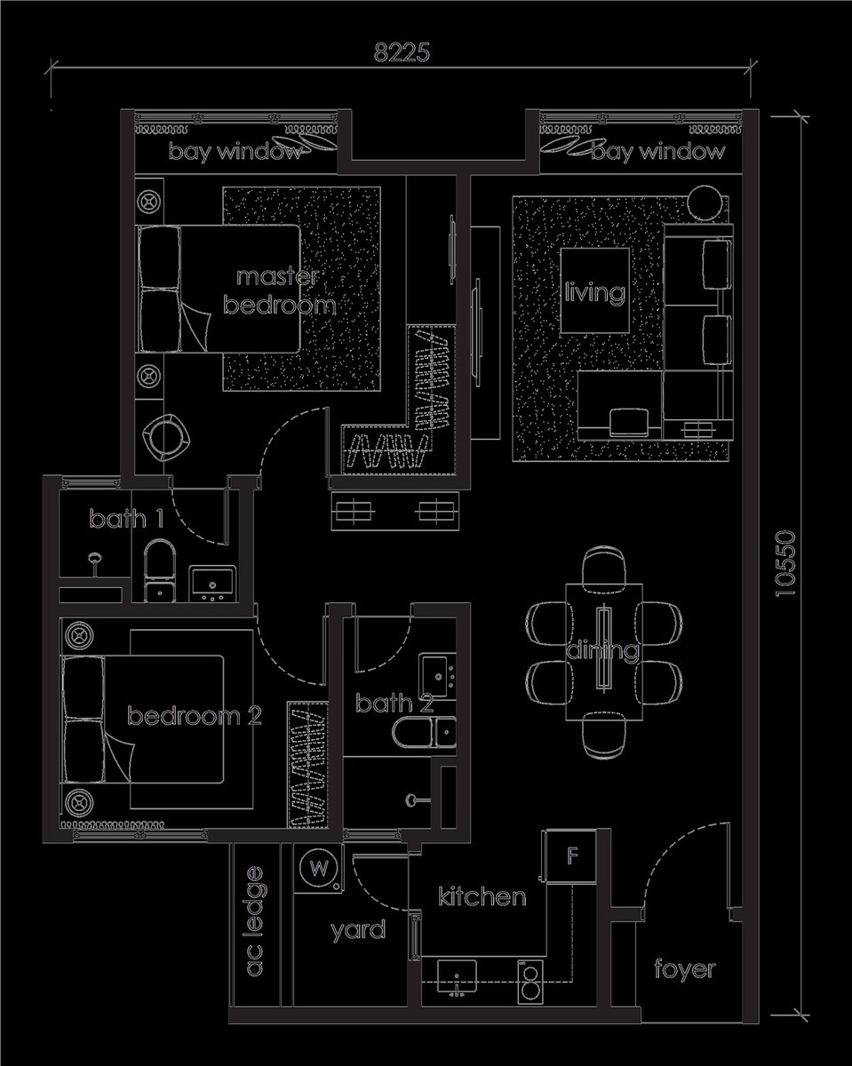 Type B / B1 / B2 / B3 floor plan