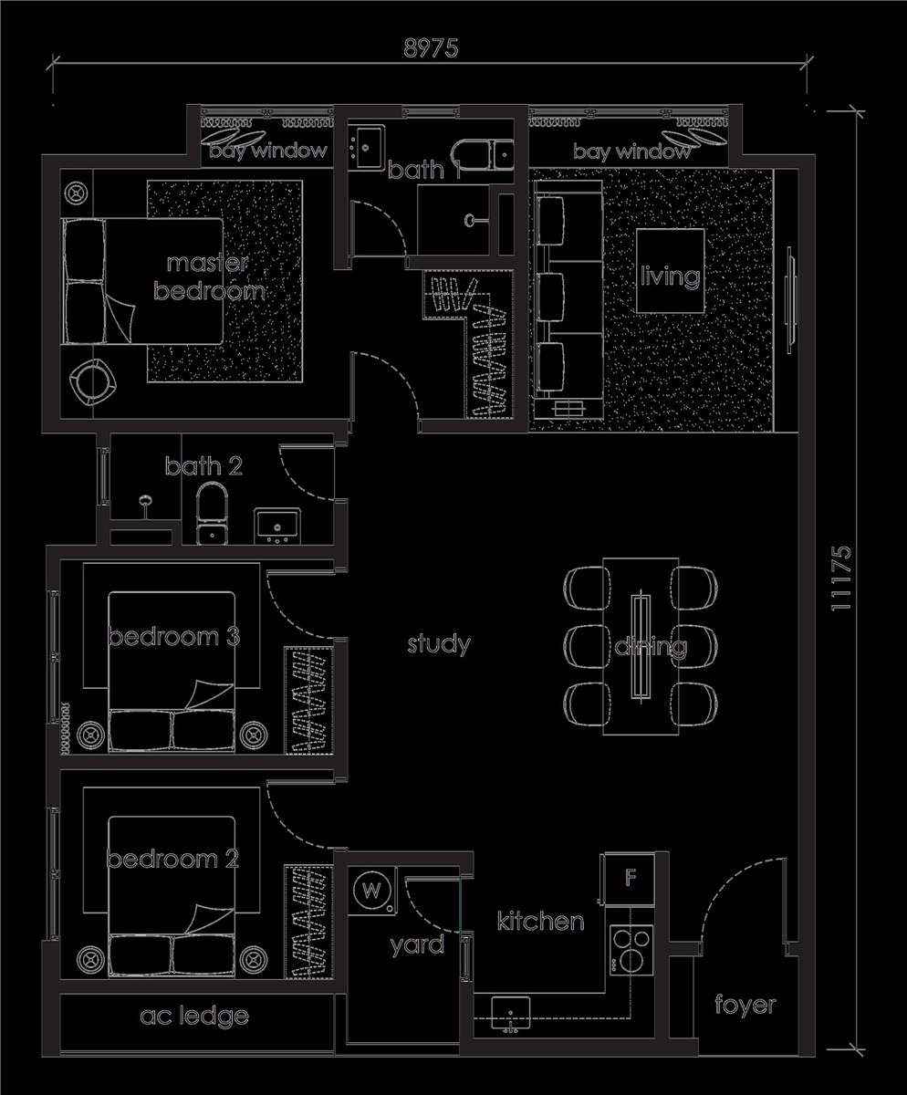 Type E floor plan