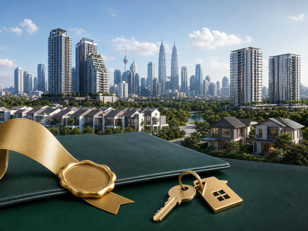 Editorial illustration about freehold homes in Kuala Lumpur and Selangor