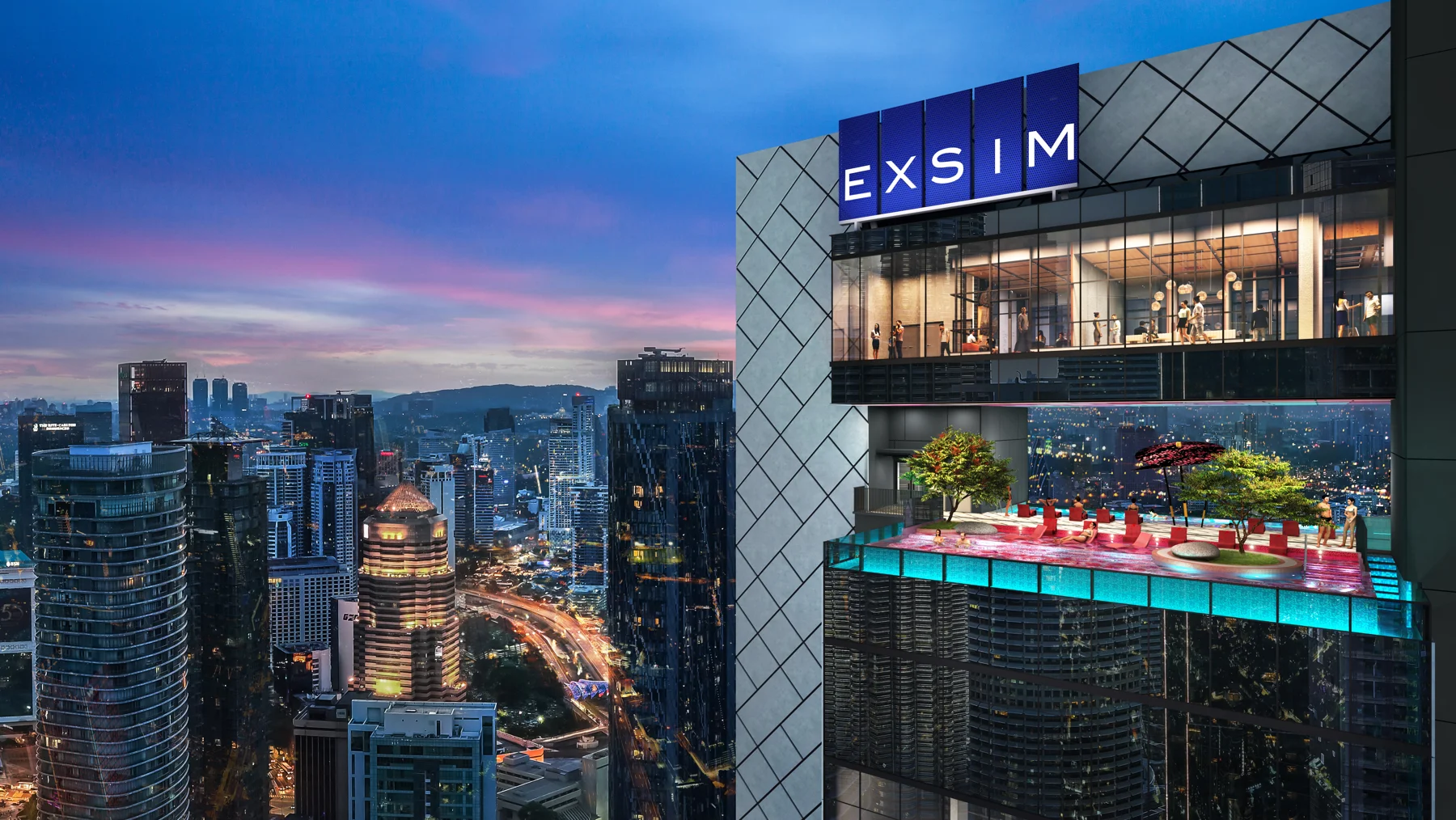 Hanaz Suites KL City Centre exterior artist impression