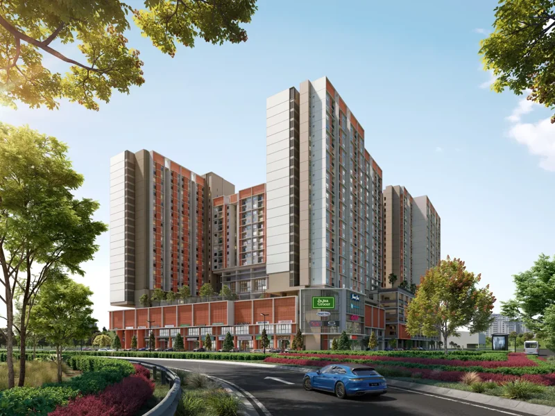 Ara Bloc Residences exterior artist impression