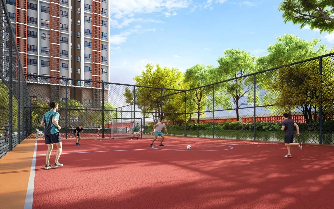 Ara Bloc sports park artist impression