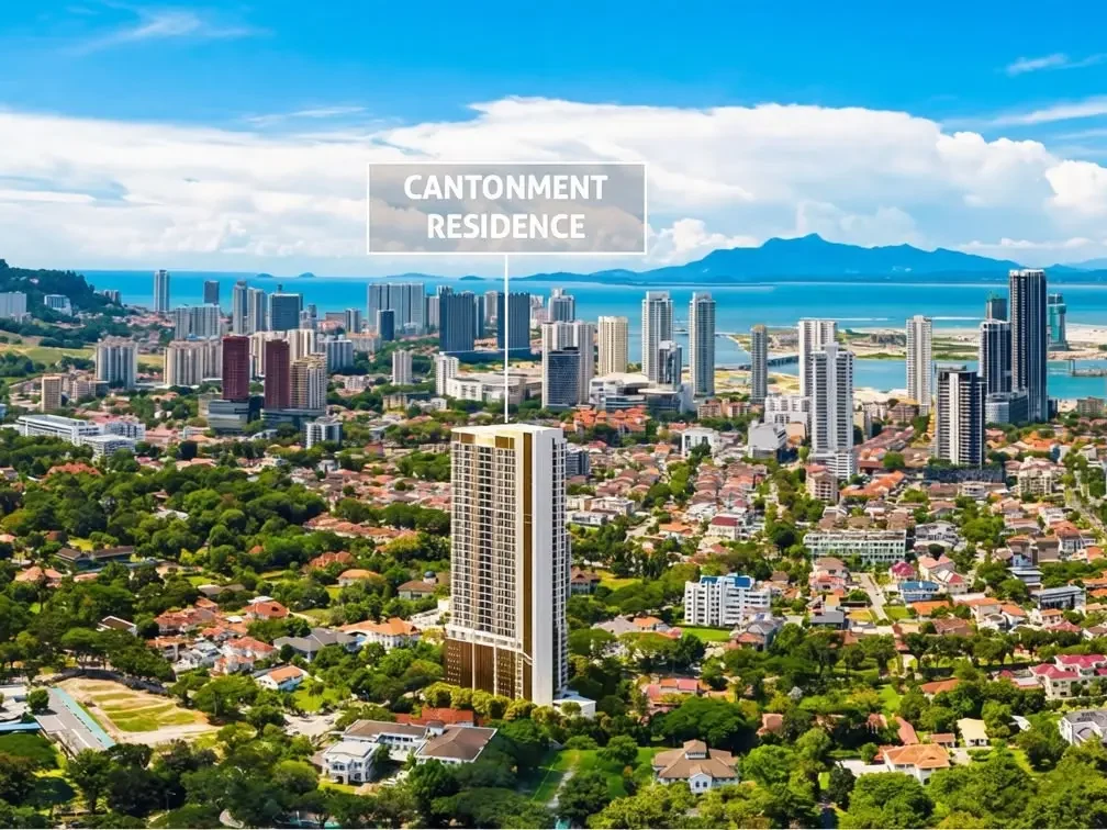 Cantonment Residence Penang project exterior marketing image