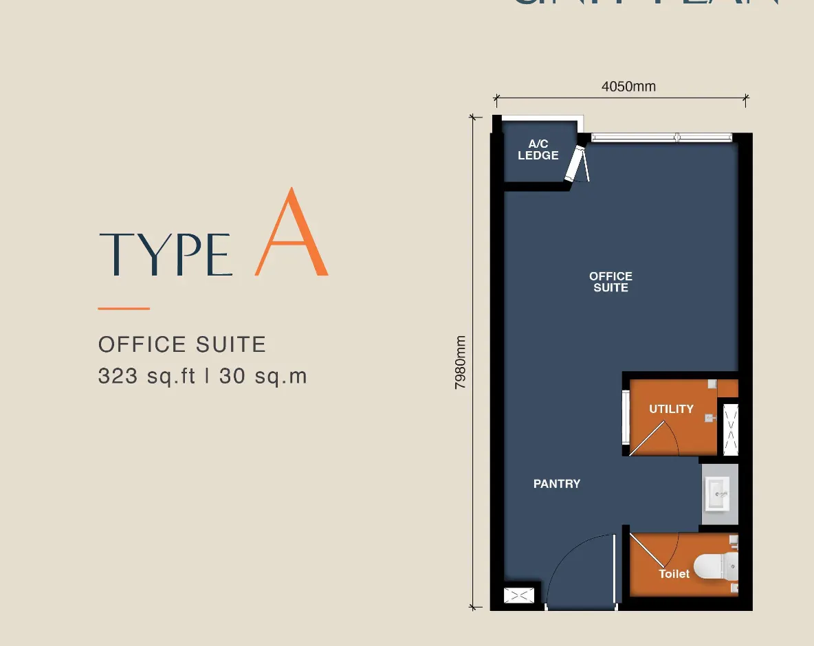 Maba Suitez Type A floor plan