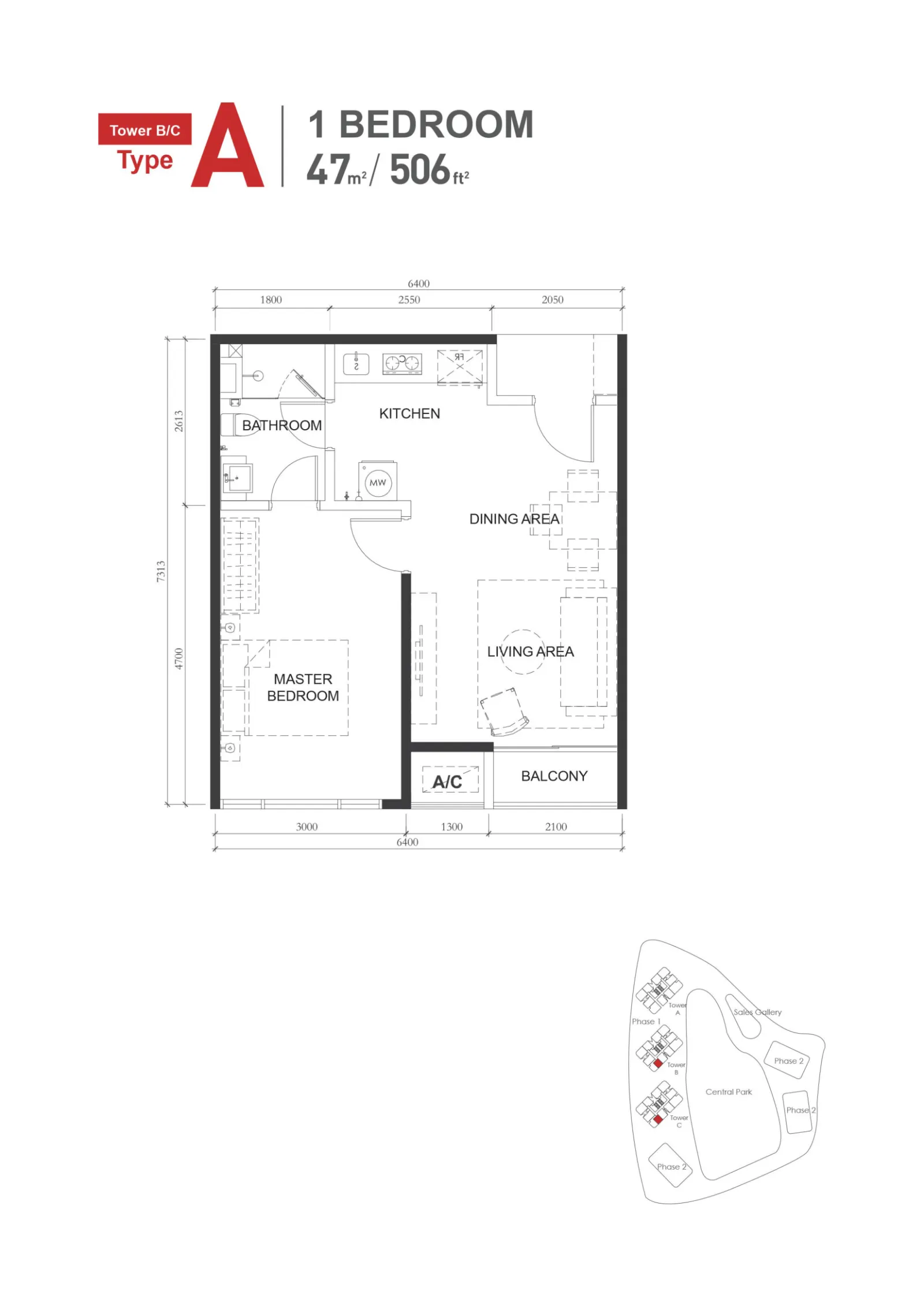 Macrolink Medini Type A floor plan