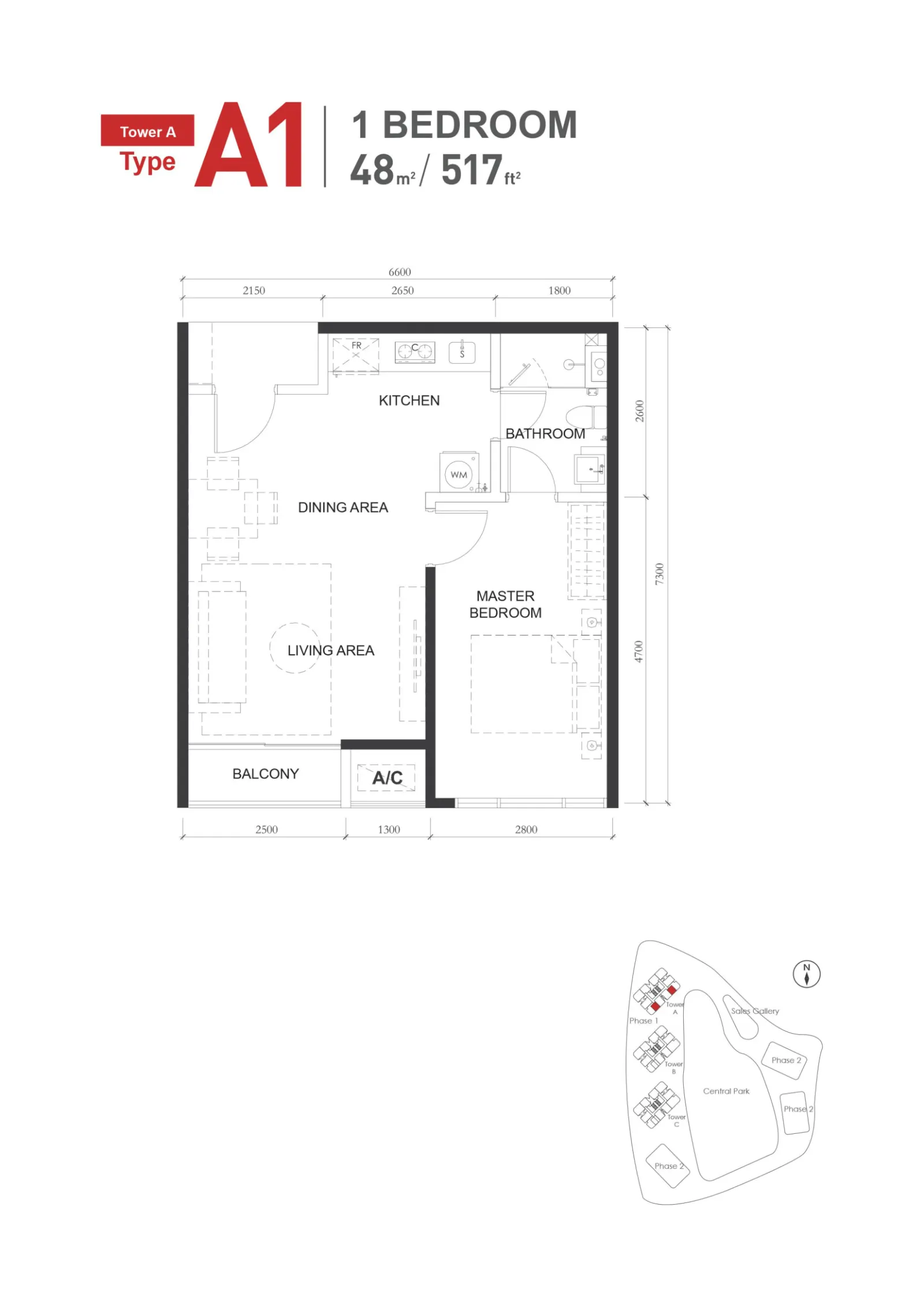 Macrolink Medini Type A1 floor plan