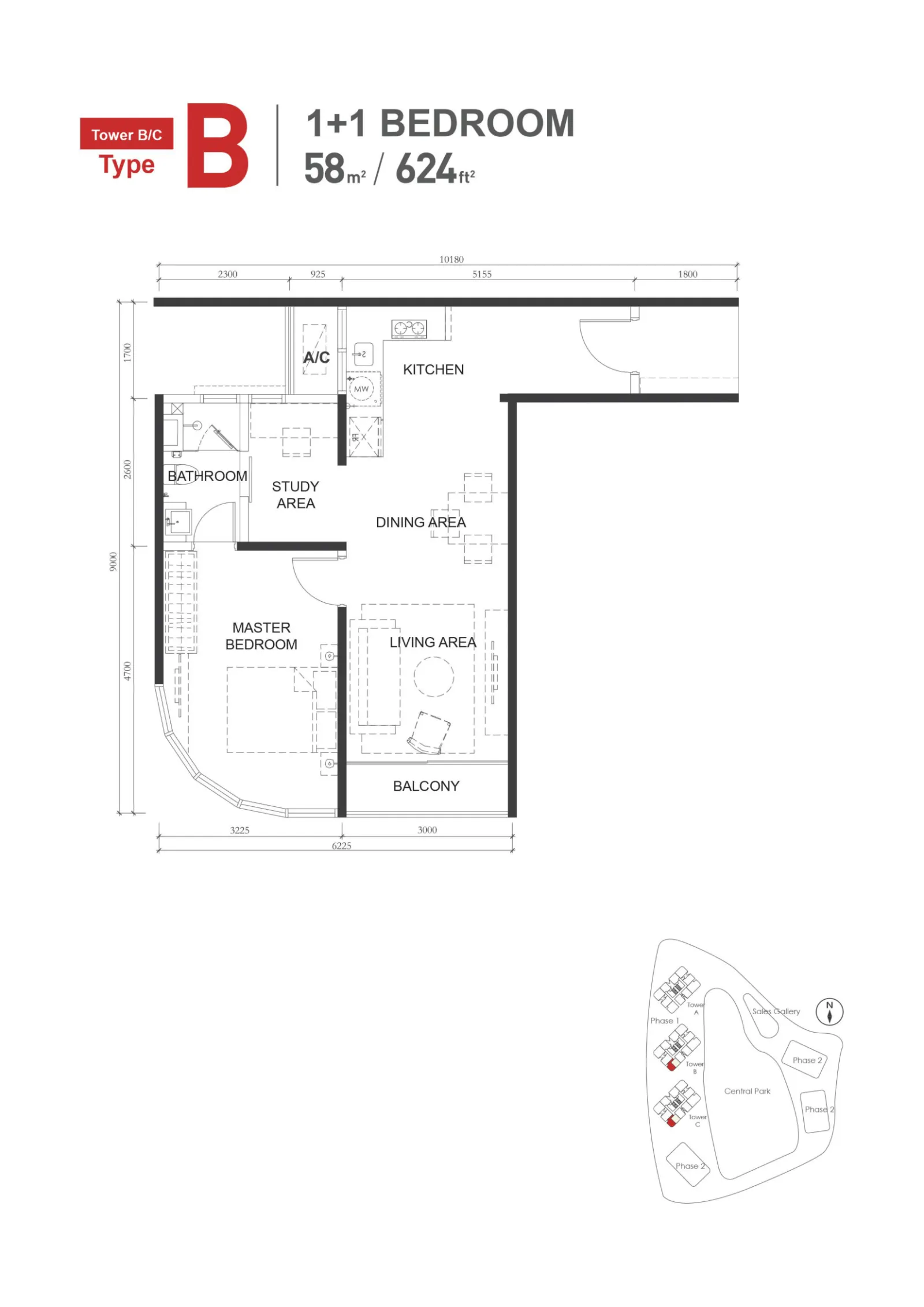 Macrolink Medini Type B floor plan