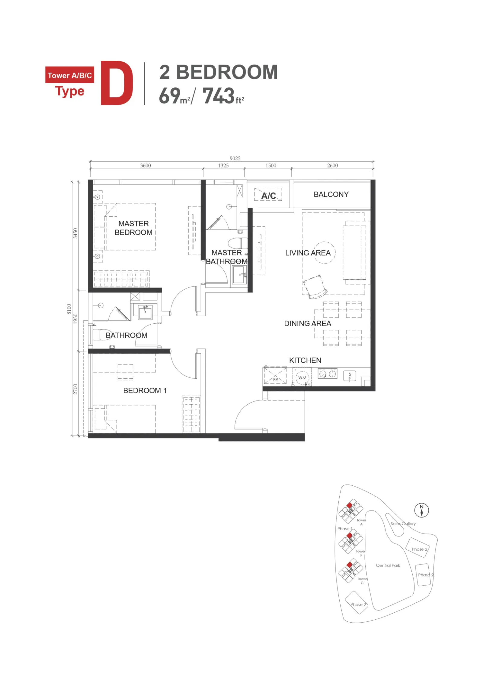 Macrolink Medini Type D floor plan