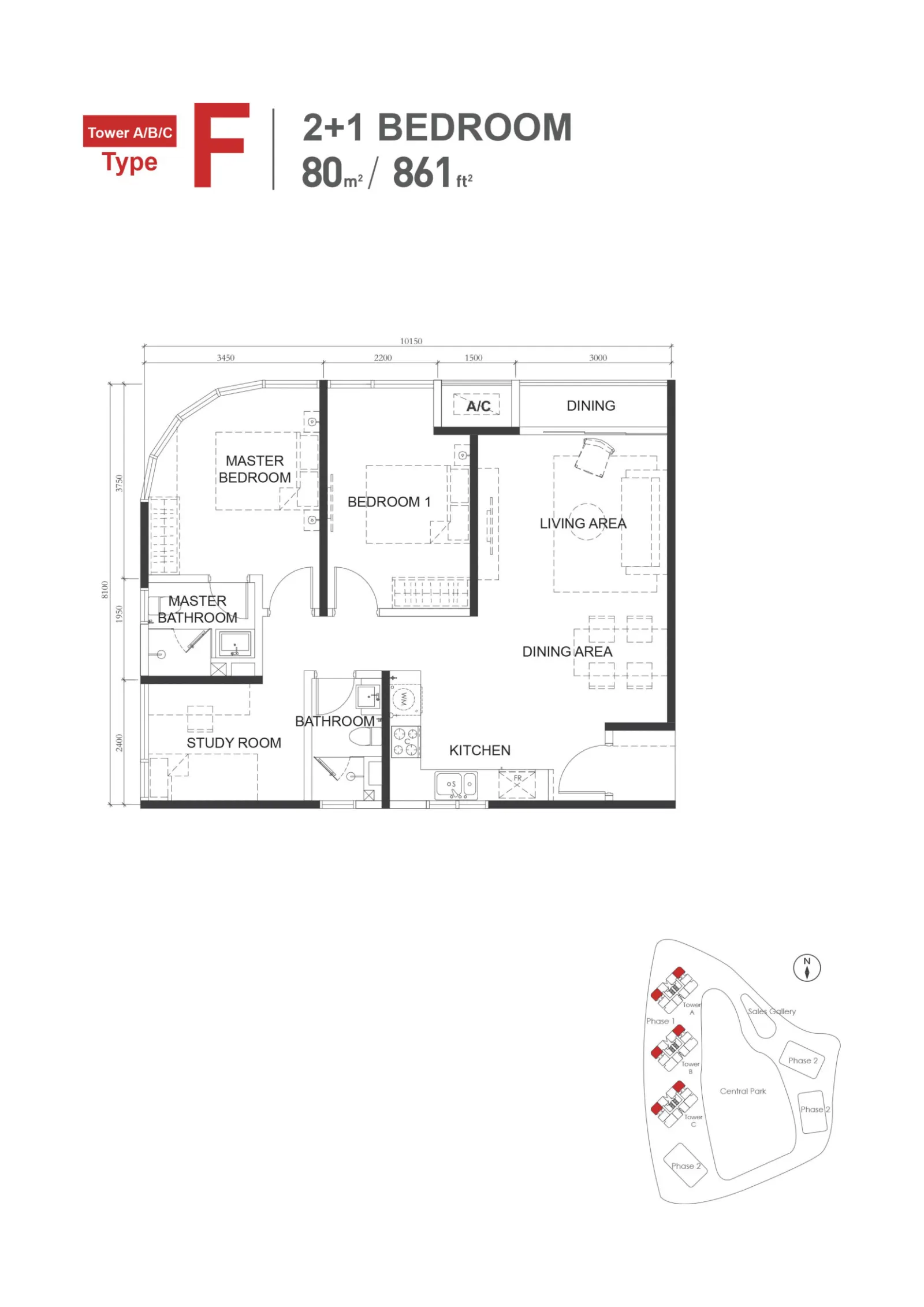 Macrolink Medini Type F floor plan
