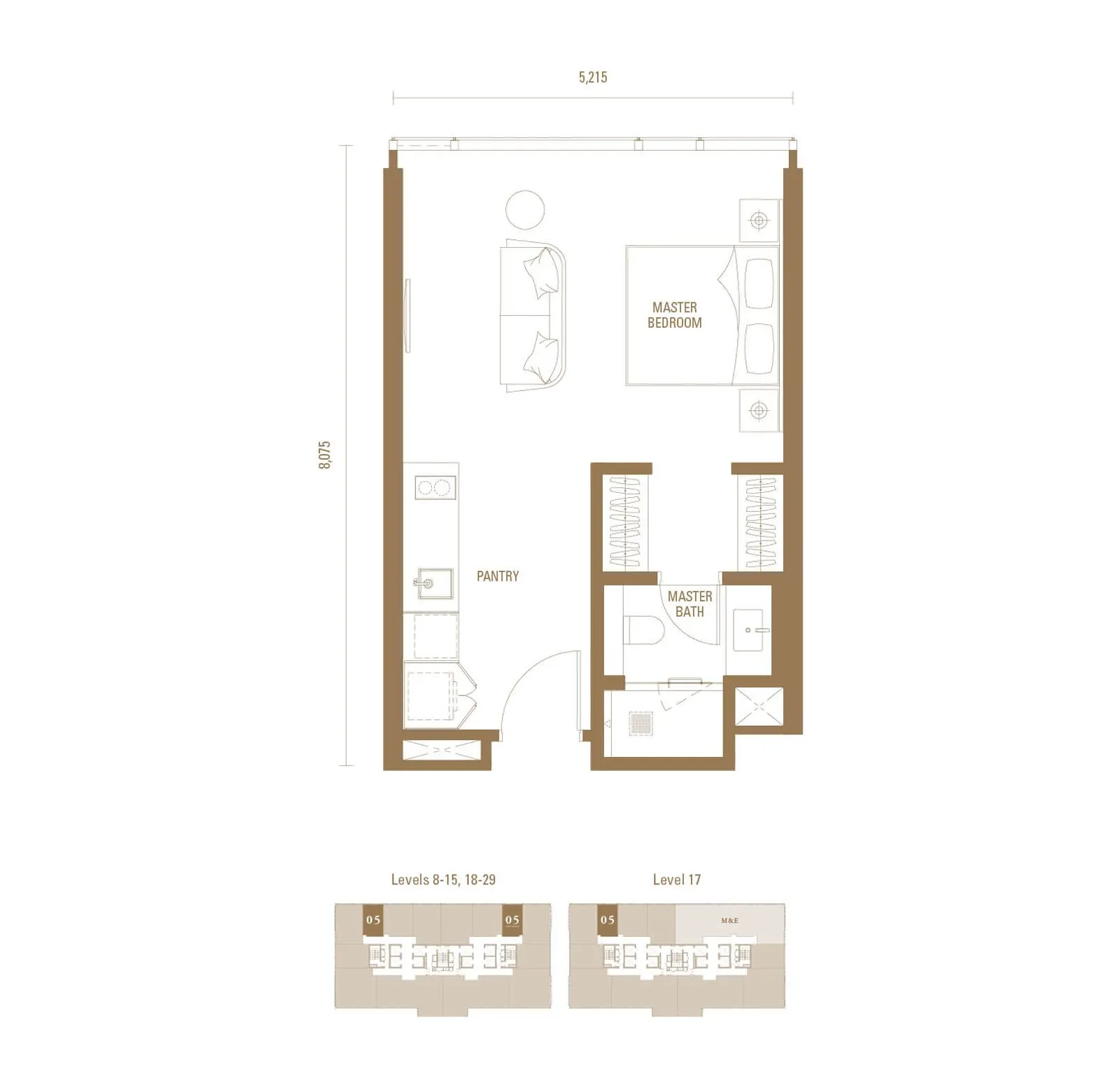 Royal Suites - Pavilion Damansara Heights TYPE S1 floor plan