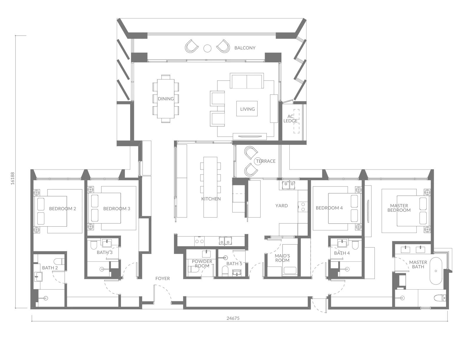 The Lume Type D floor plan