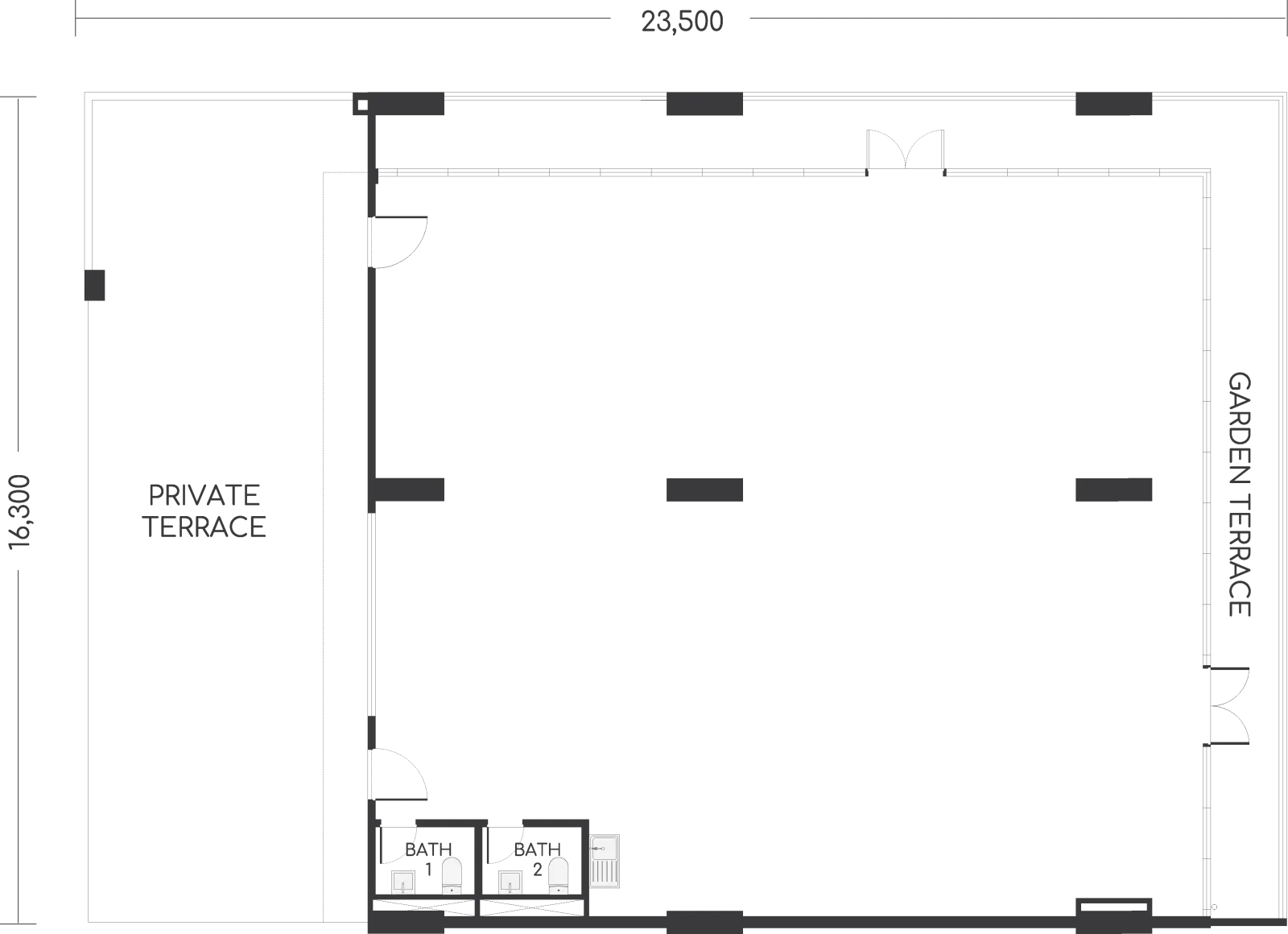 The NeX TYPE D2 floor plan