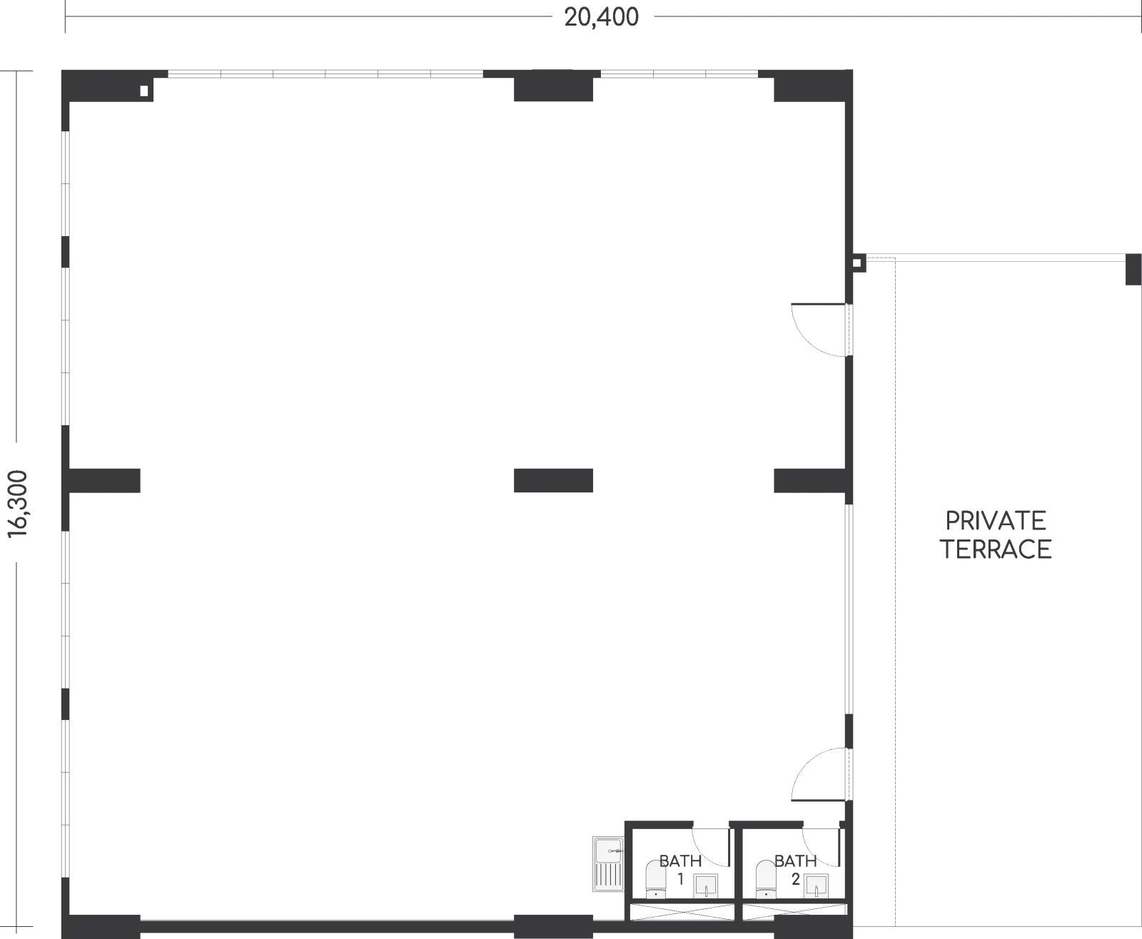 The NeX TYPE E floor plan