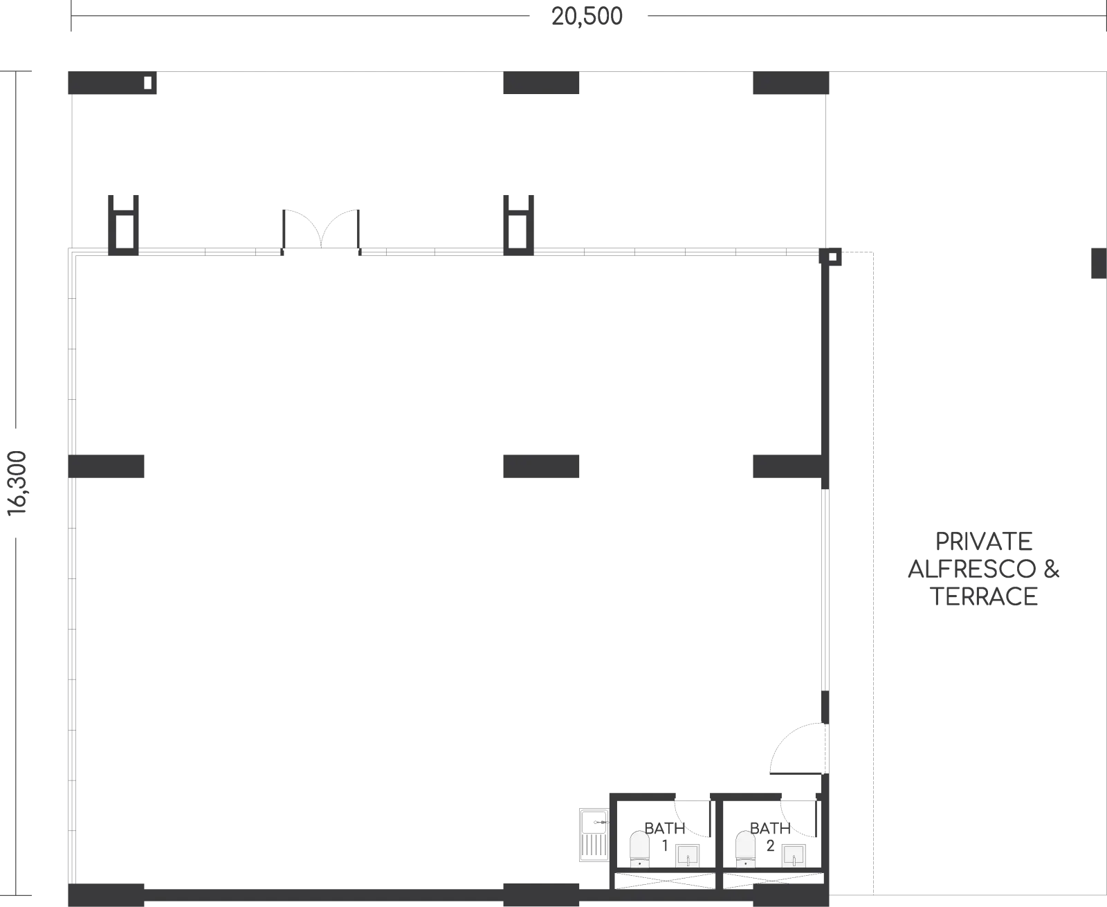 The NeX TYPE E1 floor plan