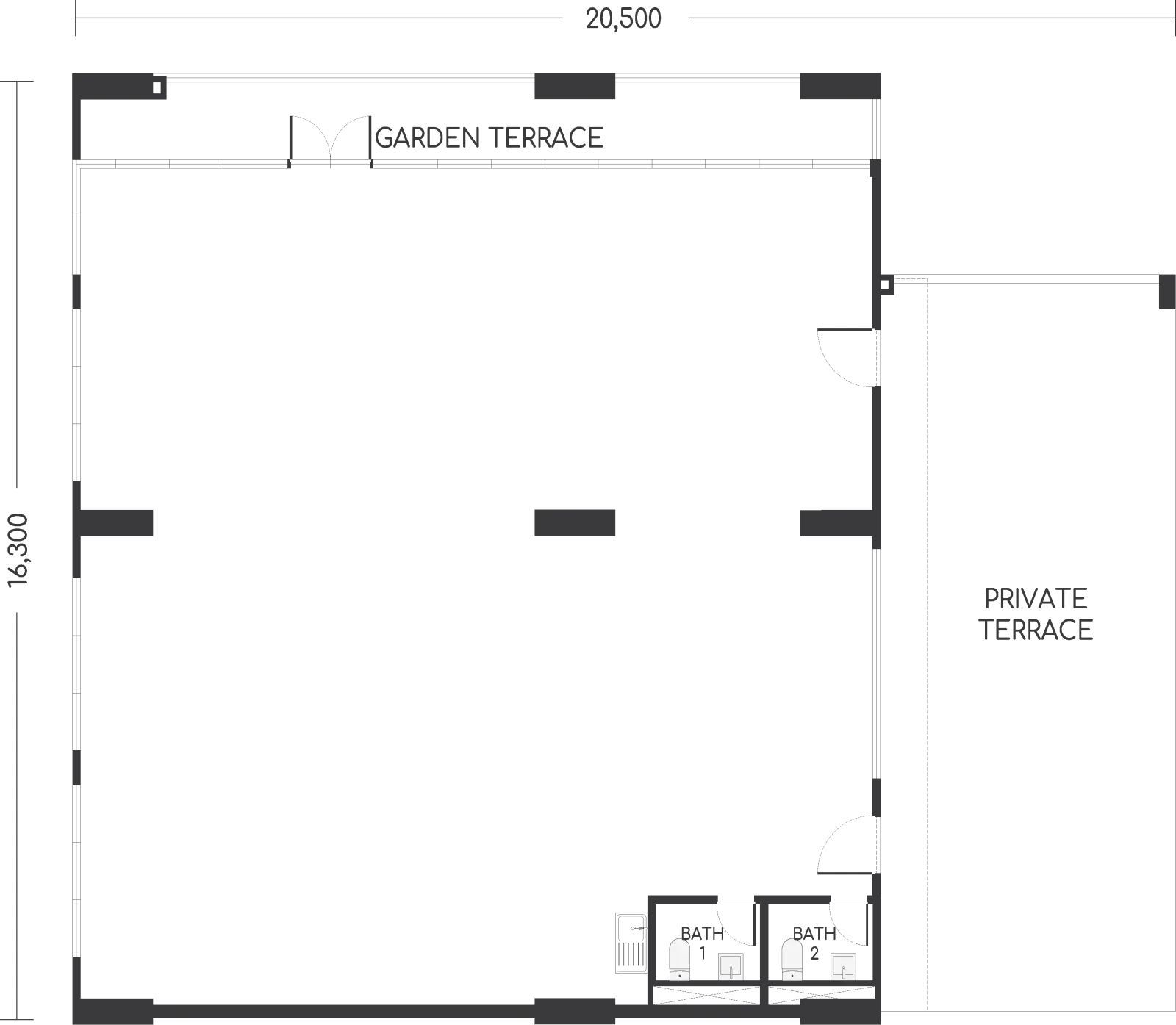 The NeX TYPE E2 floor plan