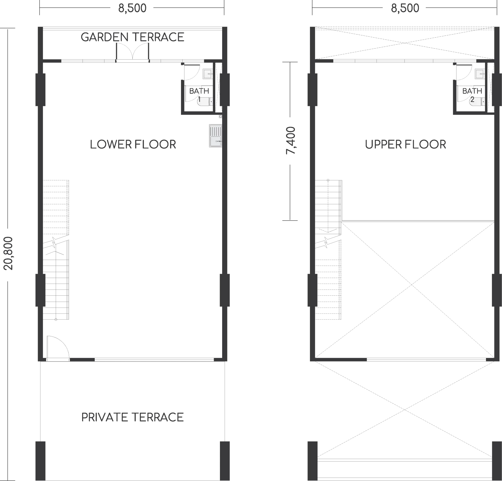 The NeX TYPE A2 floor plan