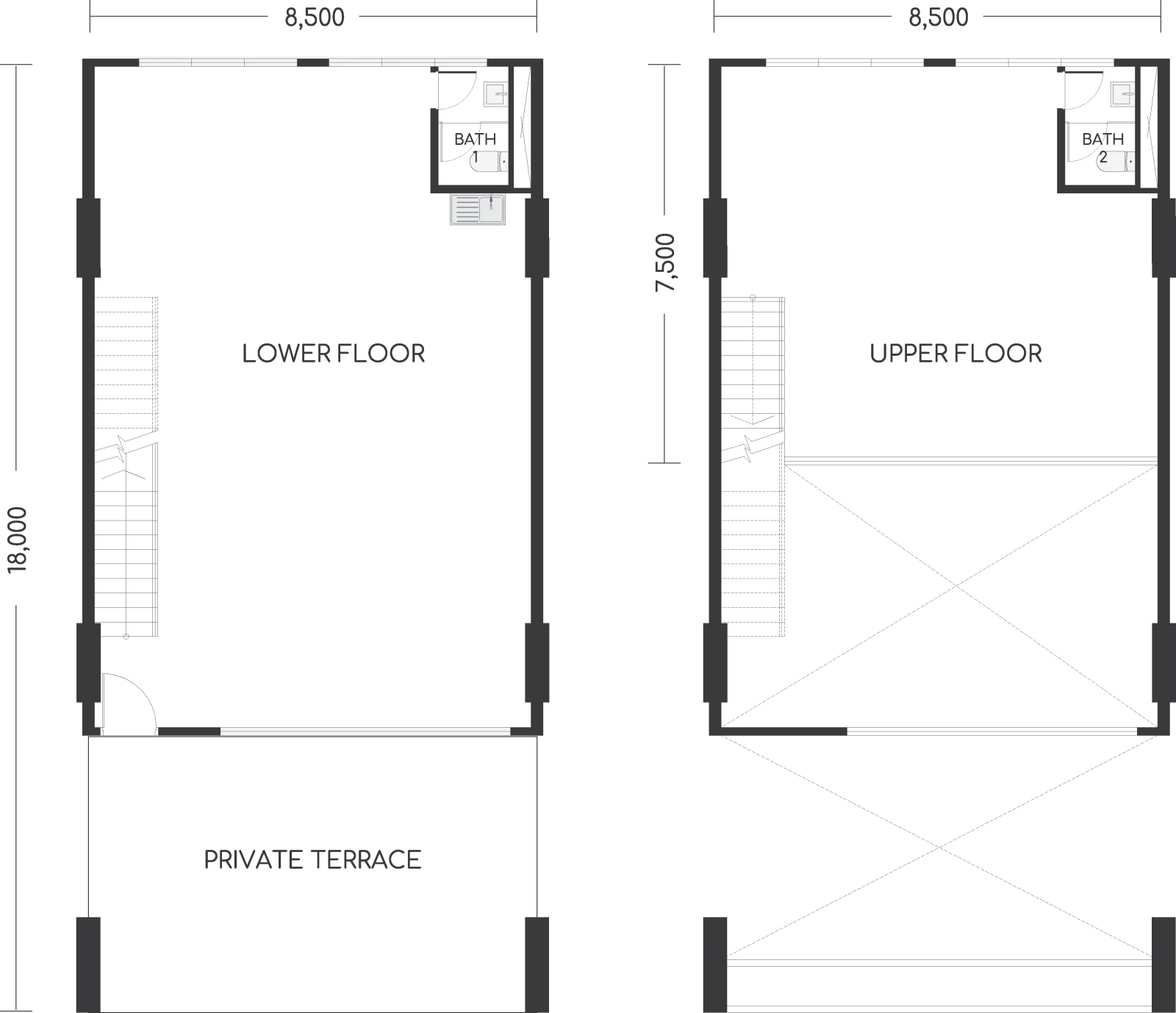 The NeX TYPE B floor plan