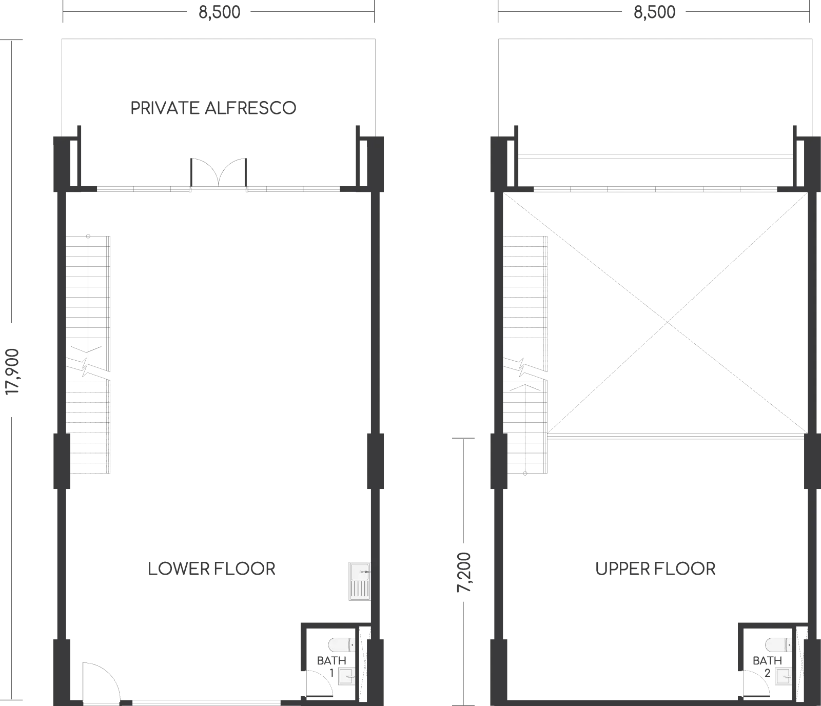 The NeX TYPE B2 floor plan