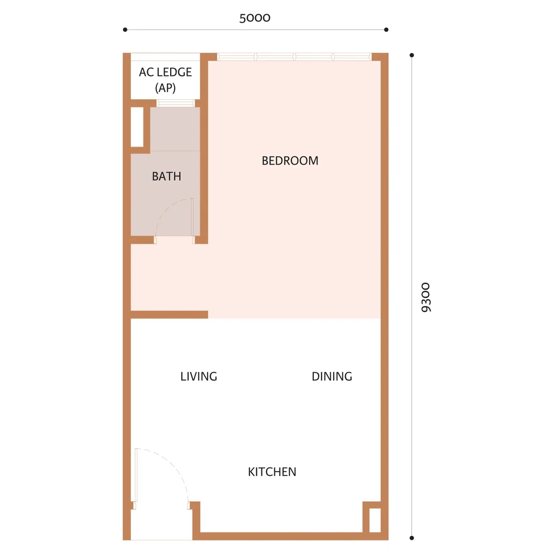 Adison @ W City Larkinton Type A floor plan