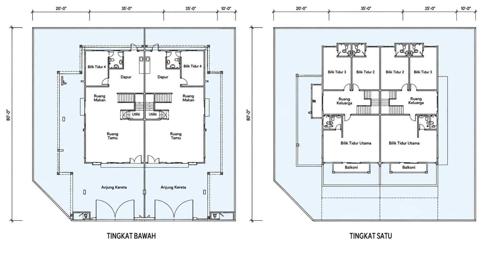 Ampang Cove Semi-detached floor plan