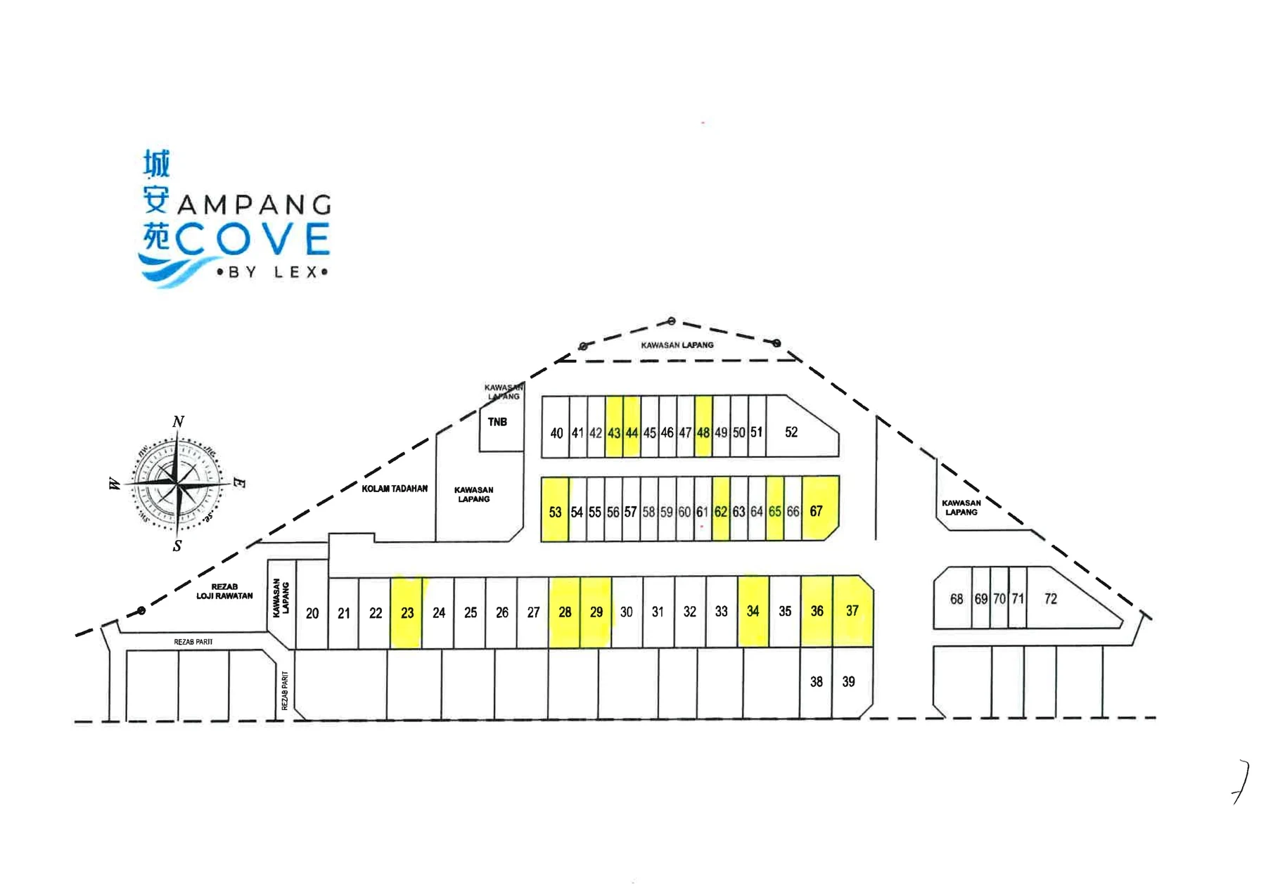 Ampang Cove site layout