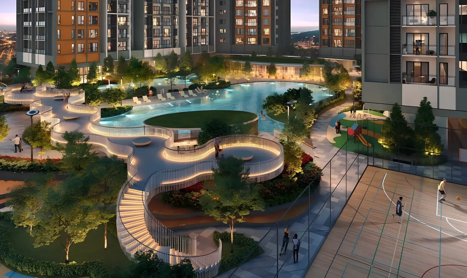 AndaBreeze Residences pool deck