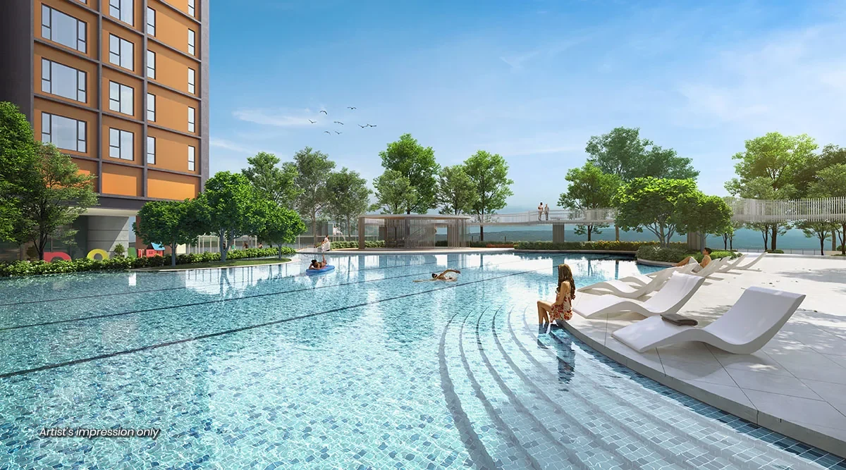 AndaBreeze Residences lap pool