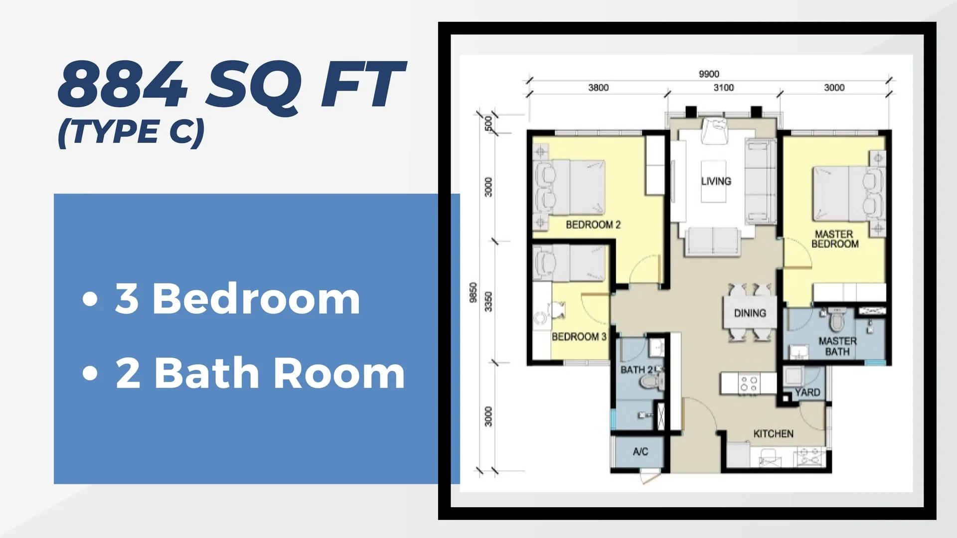 Anderson Residences Ipoh Type C floor plan