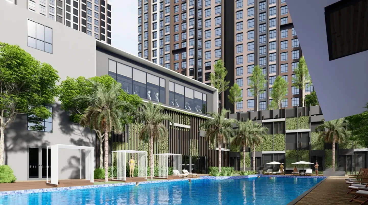 Anderson Residences Ipoh swimming pool - artist impression
