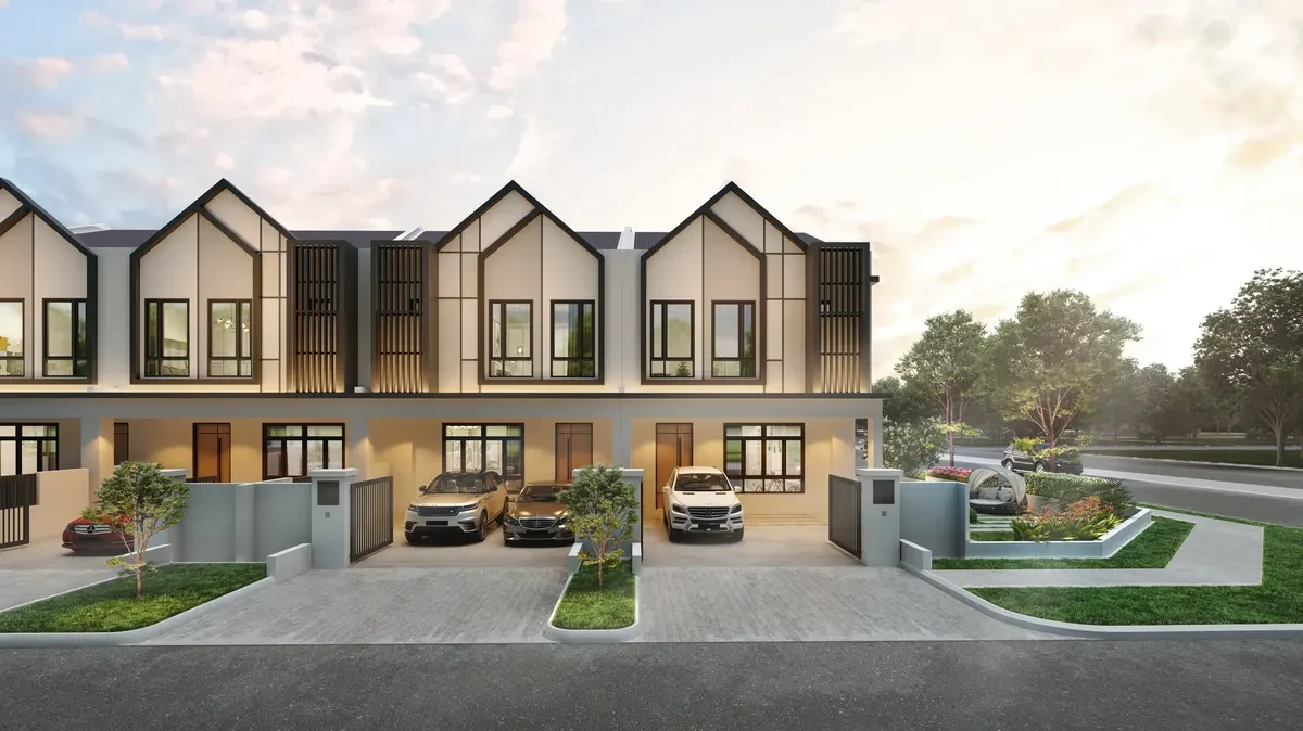 Astera at Impian Hills terrace exterior