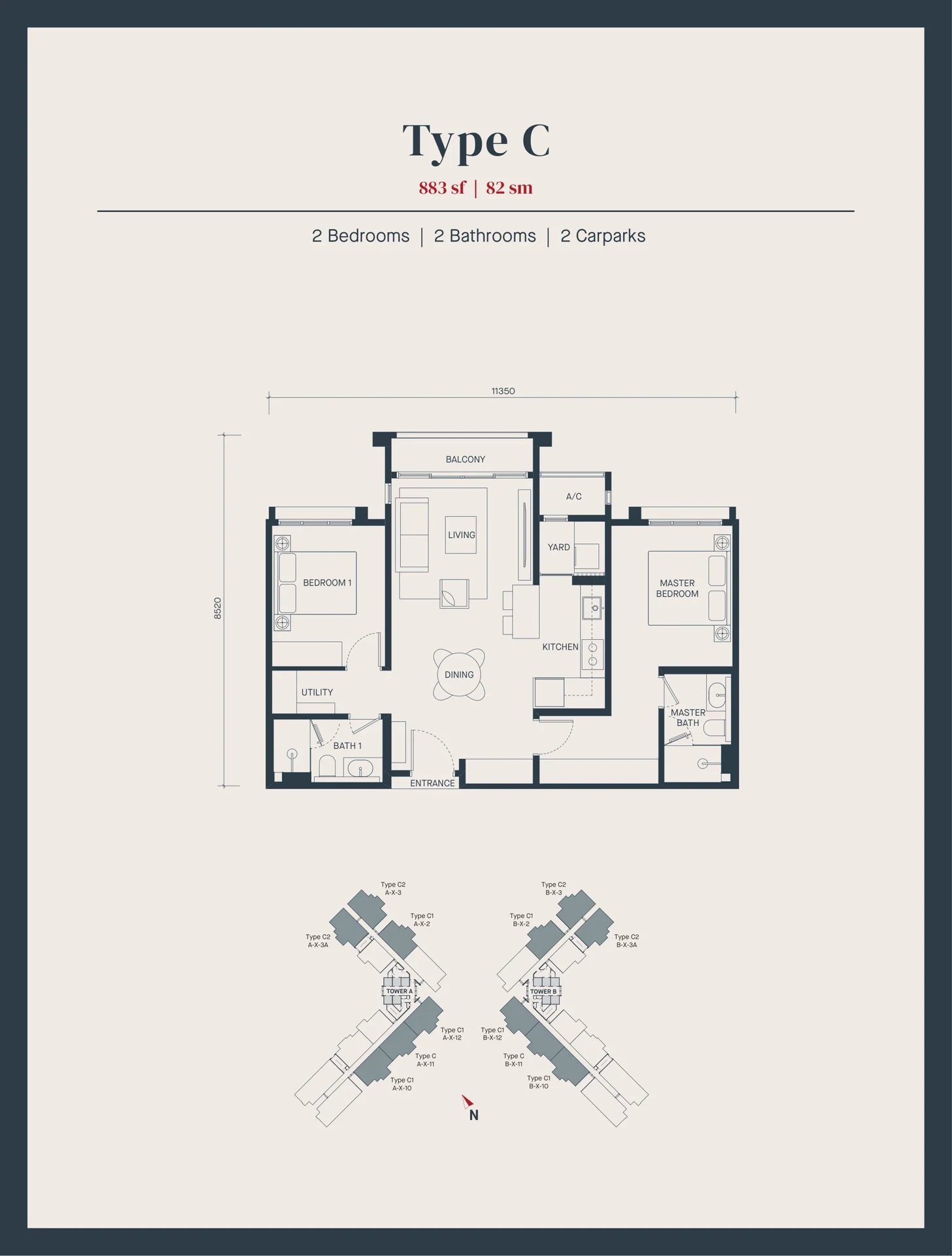 AVEA Andaman Type C floor plan