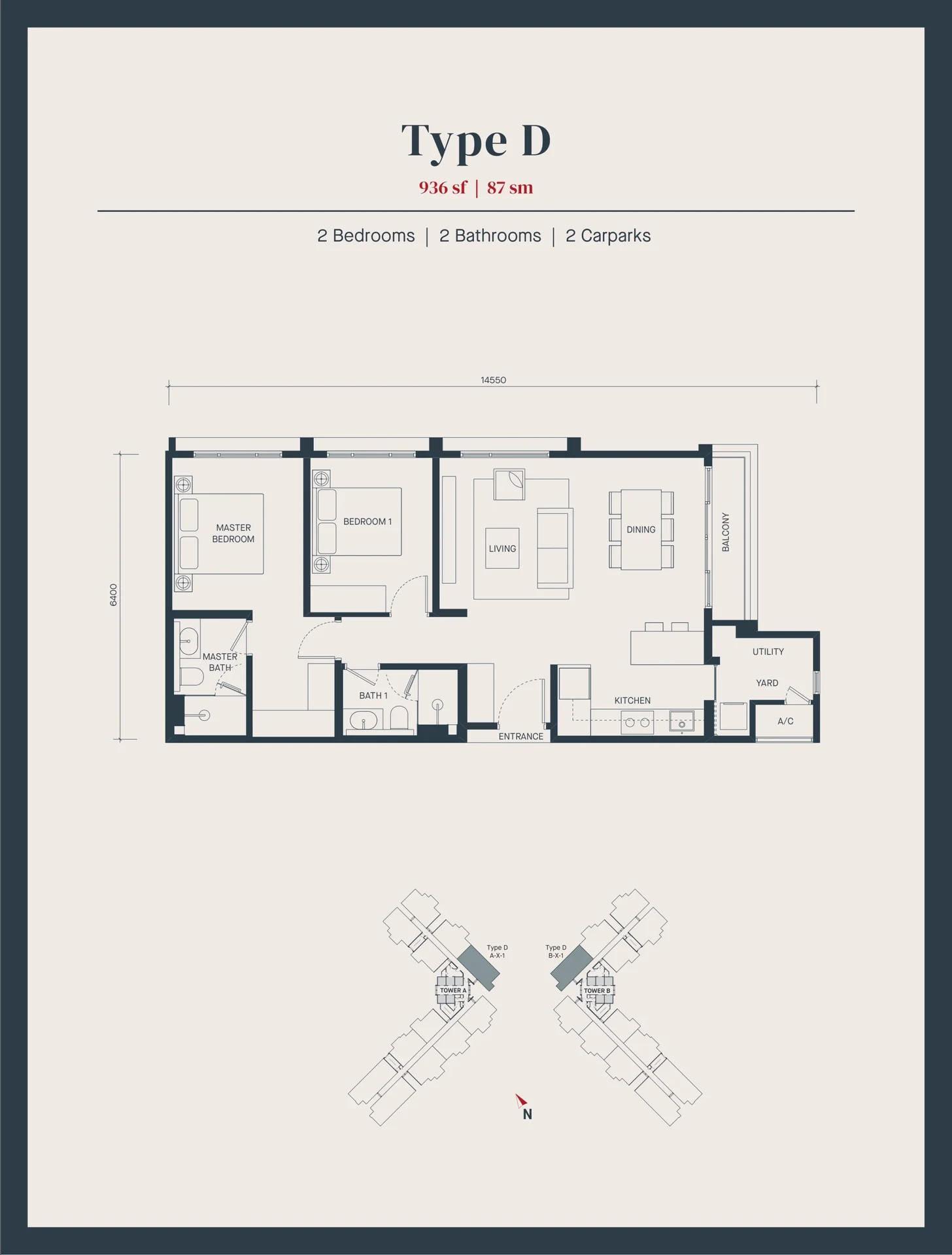 AVEA Andaman Type D floor plan