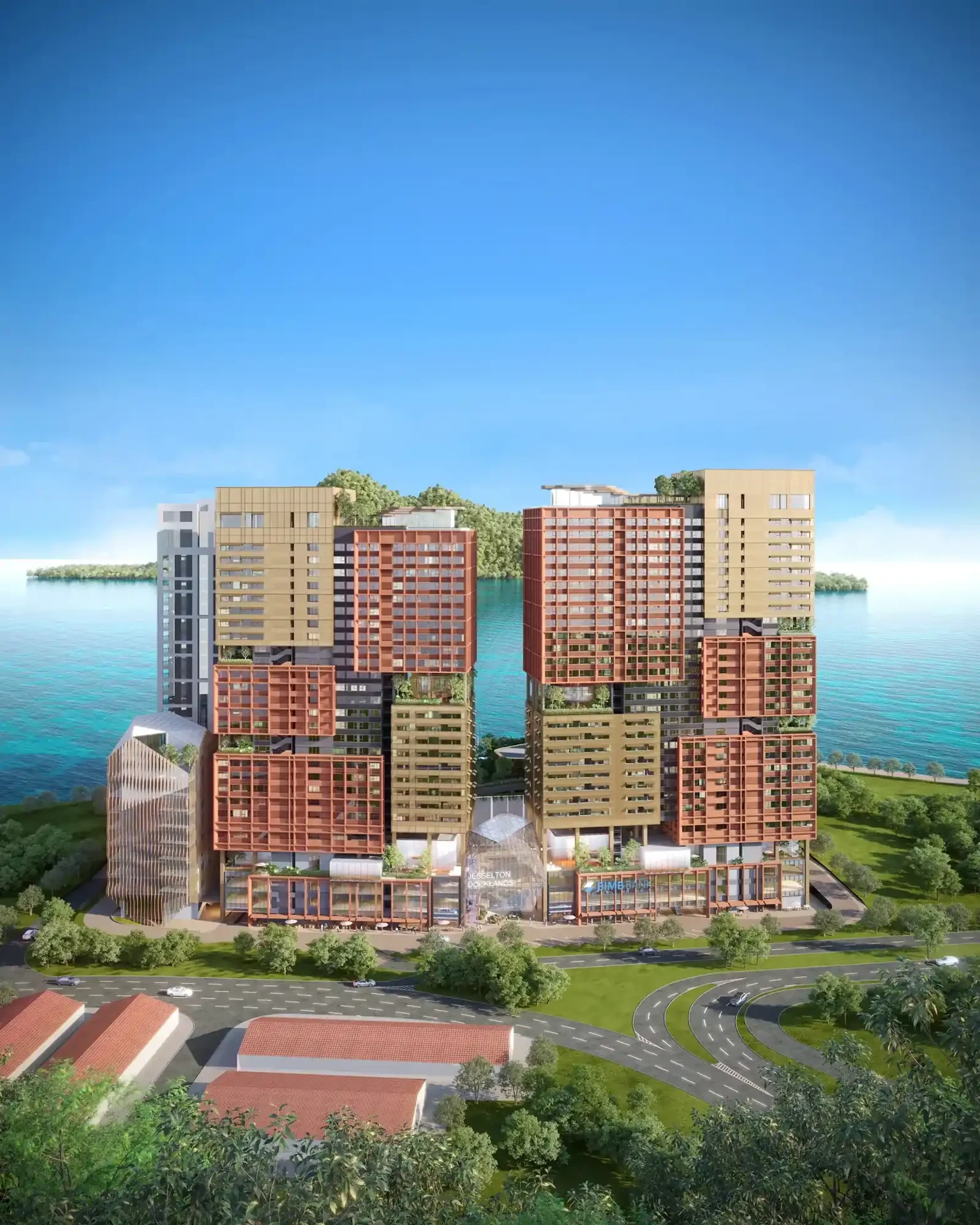 The Bedrock jesselton docklands towers