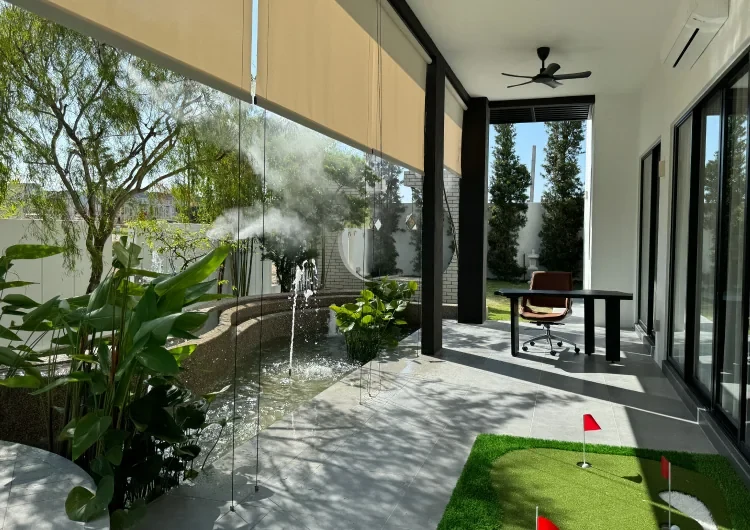 Bungalow Dees garden terrace - show unit