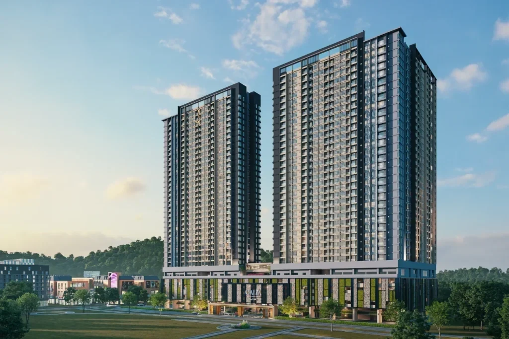 Calia Residences residential exterior - marketing illustration