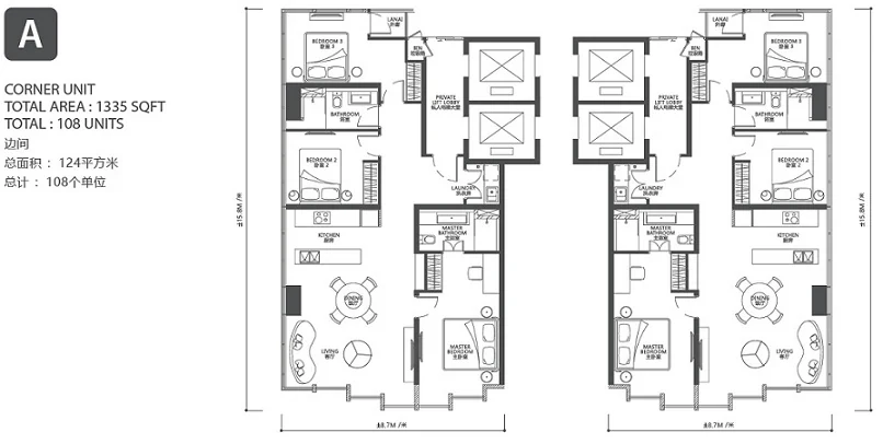 City of Dreams Type A floor plan