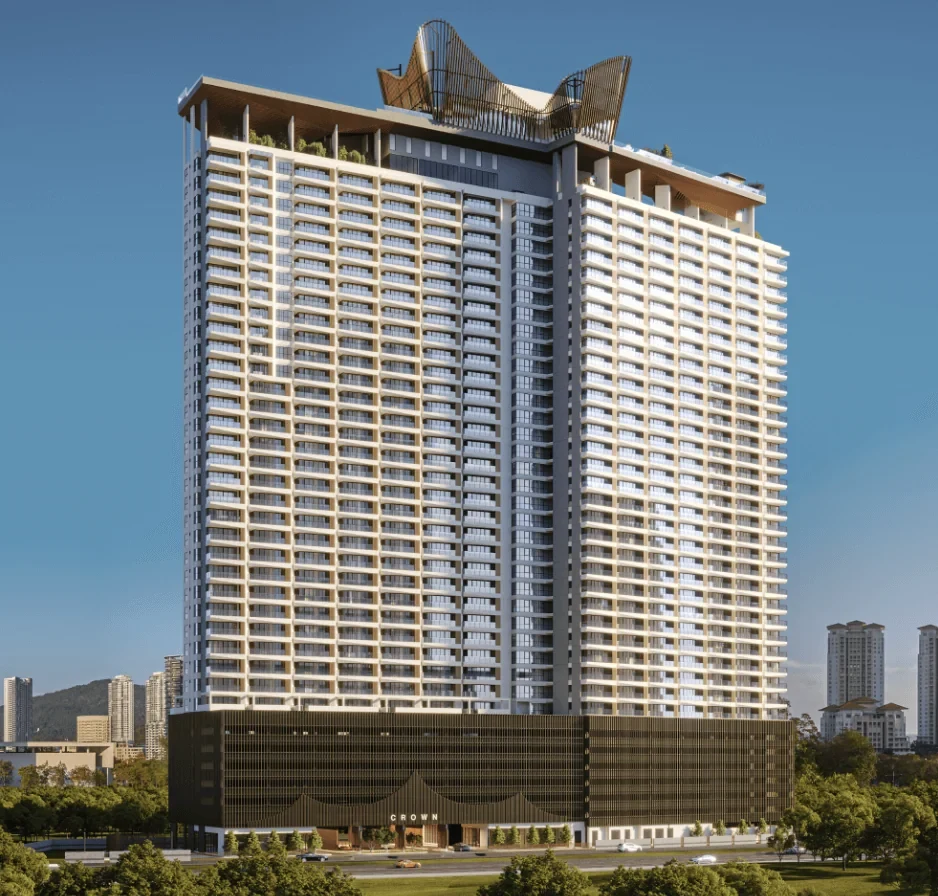 The Crown Penang residential tower
