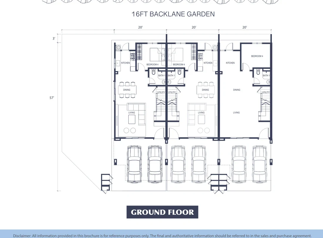 Dawson Collection Terrace ground floor floor plan