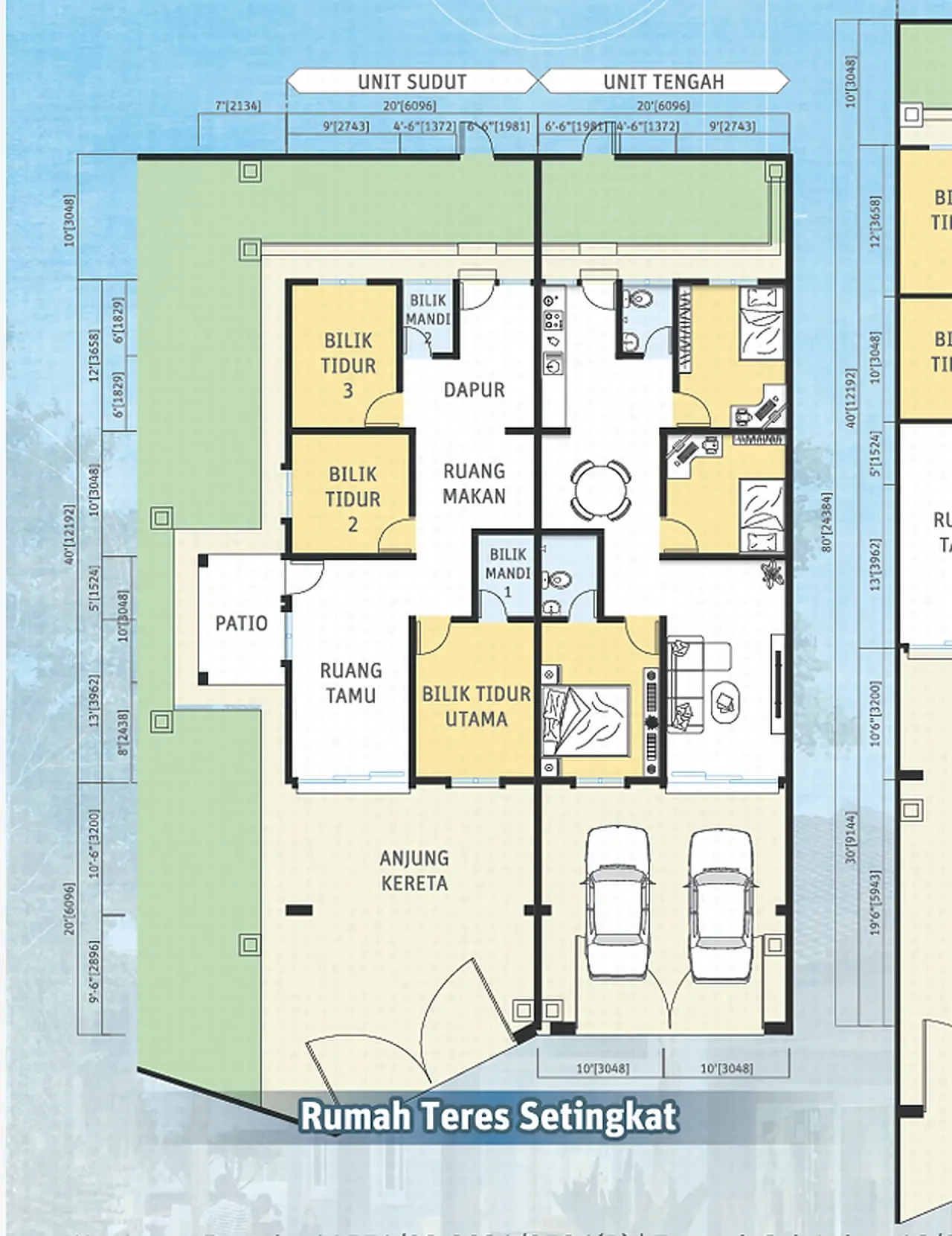 Desa Chemor Impian Phase 2 Single-storey terrace floor plan