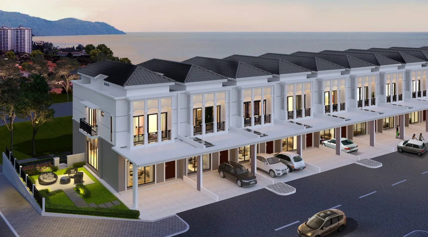 Ferringhi Hills terrace exterior