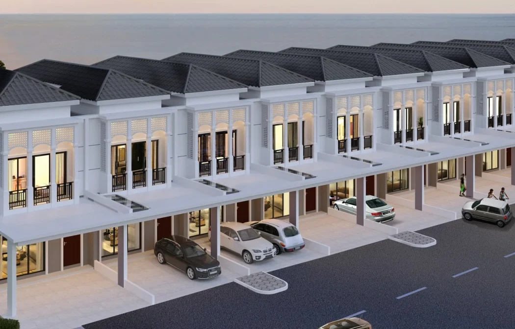 Ferringhi Hills terrace frontage